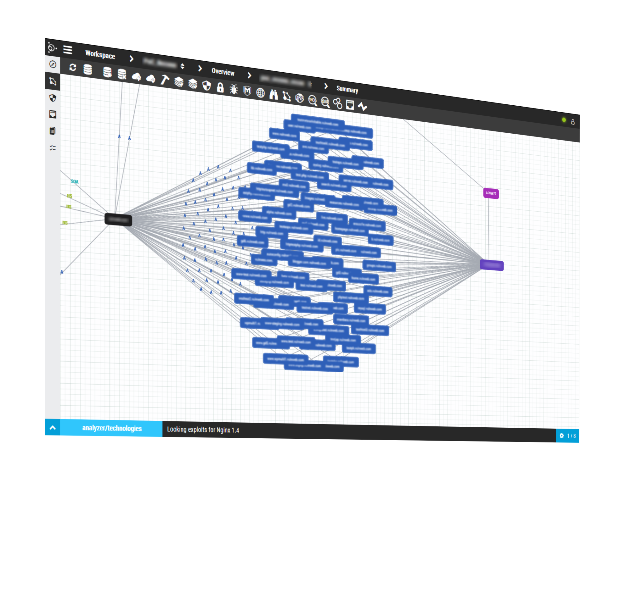 plataforma de analisis de vulnerabilidades con un modulo de reconocimiento 100% pasivo