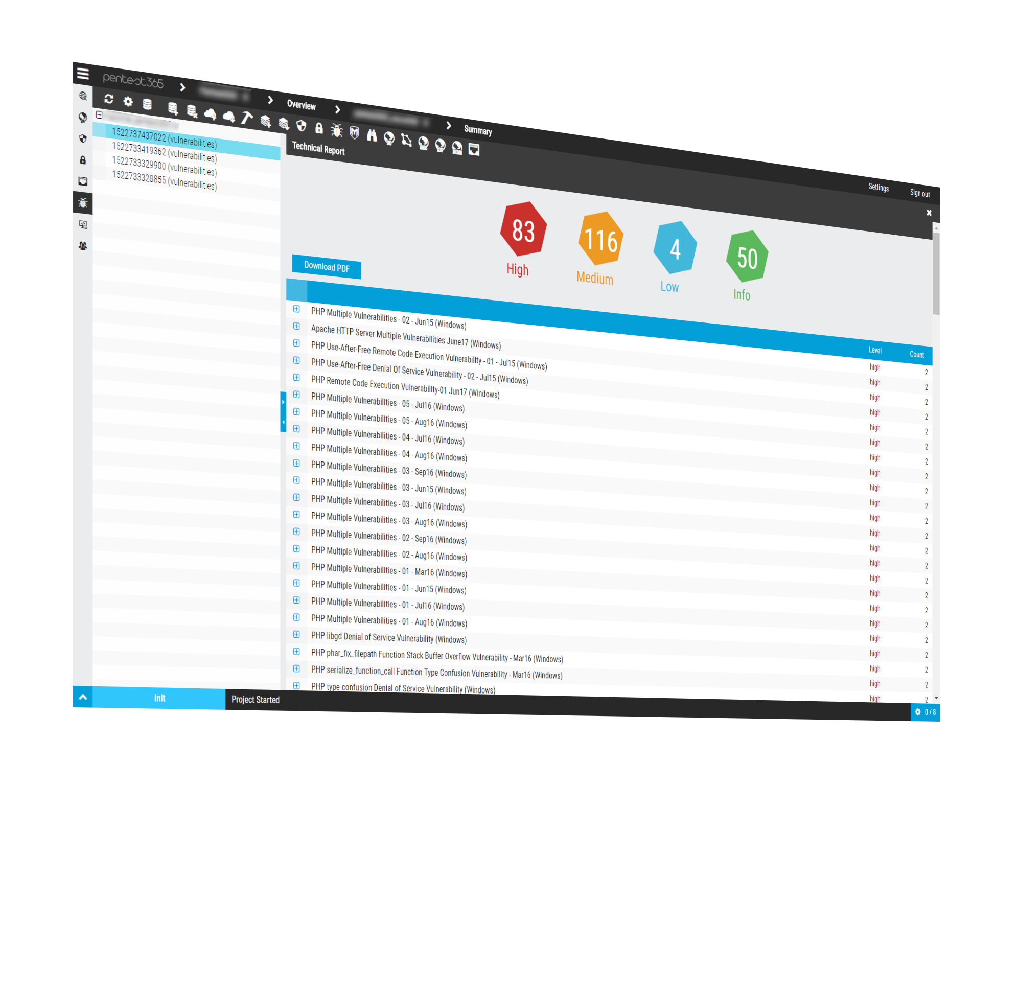 plataforma de analisis de vulnerabilidades con un modulo de reconocimiento 100% pasivo