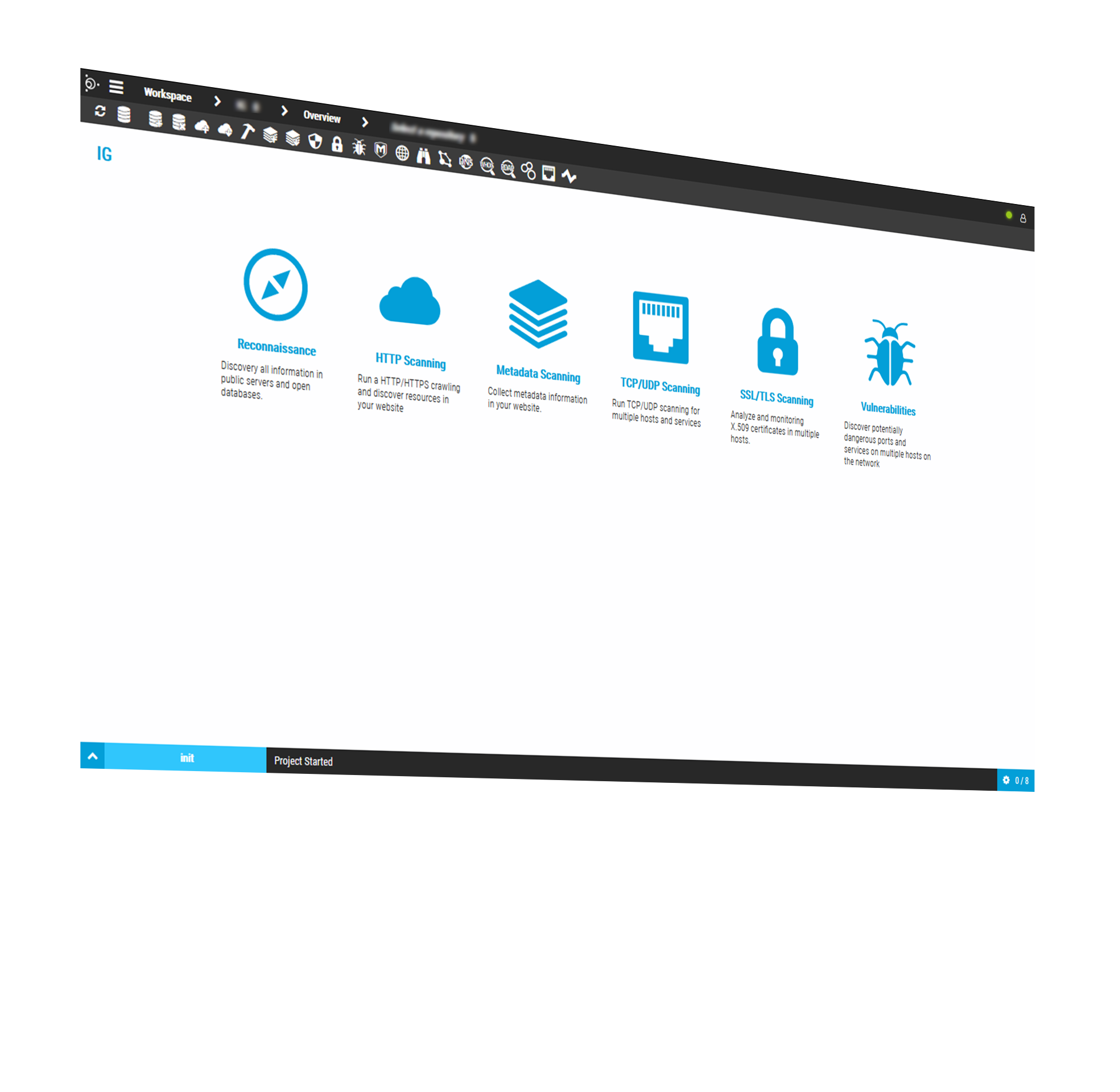 plataforma de analisis de vulnerabilidades con un modulo de reconocimiento 100% pasivo